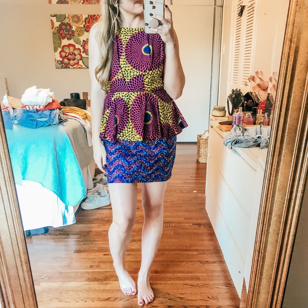 Suakoko Betty African Print Dress Size 8